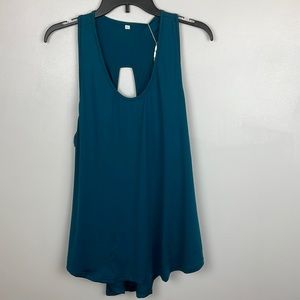 NWT ICTIVE Racerback Workout Tank Top  Women's Size XXLarge Color Teal Green